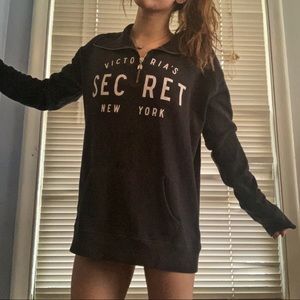 Victoria secret half zip pullover